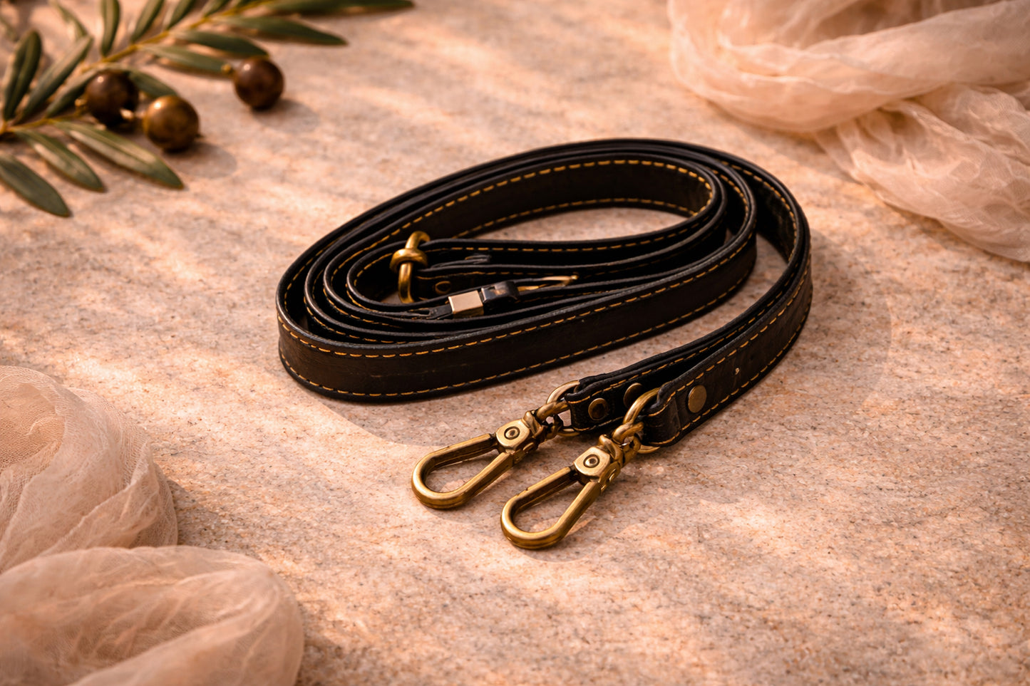 Handmade Cross Body Bag - Alba - Permanence - Cuore Dorato