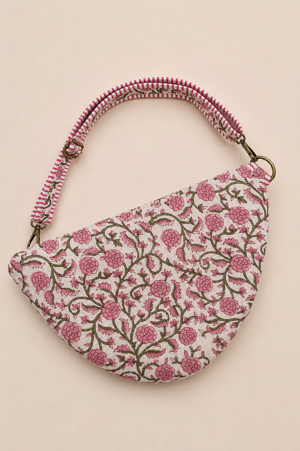 Handmade Cross Body Bag - Elara - Meadow + Market - Apple Blossom