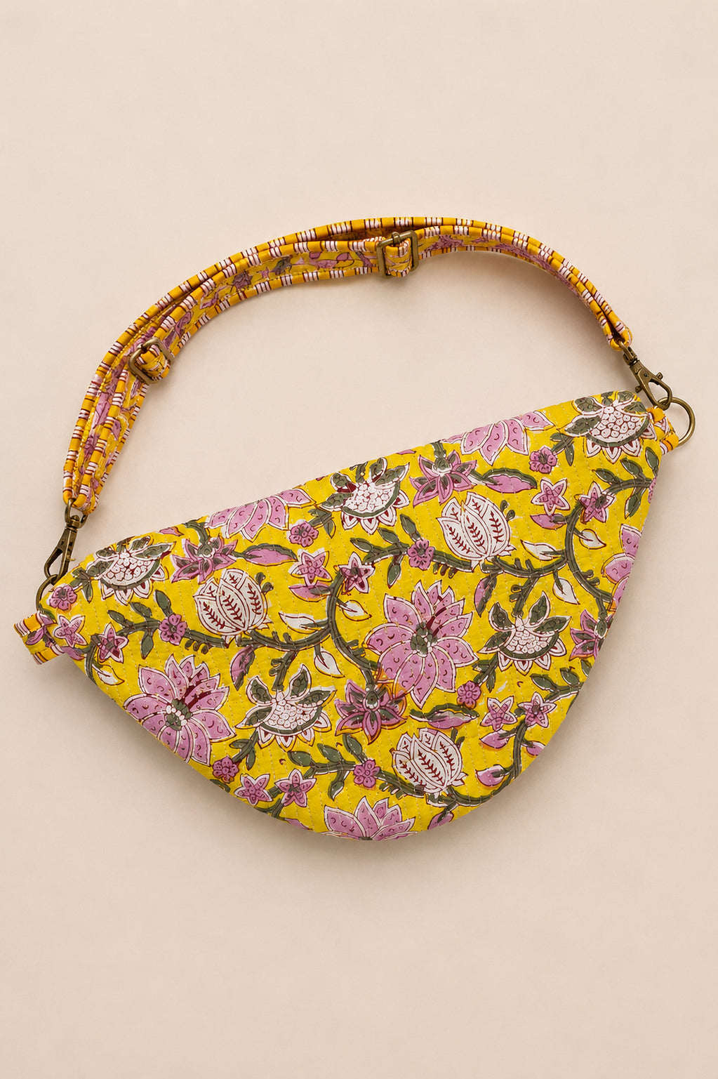 Handmade Cross Body Bag - Elara - Meadow + Market - Buttercup