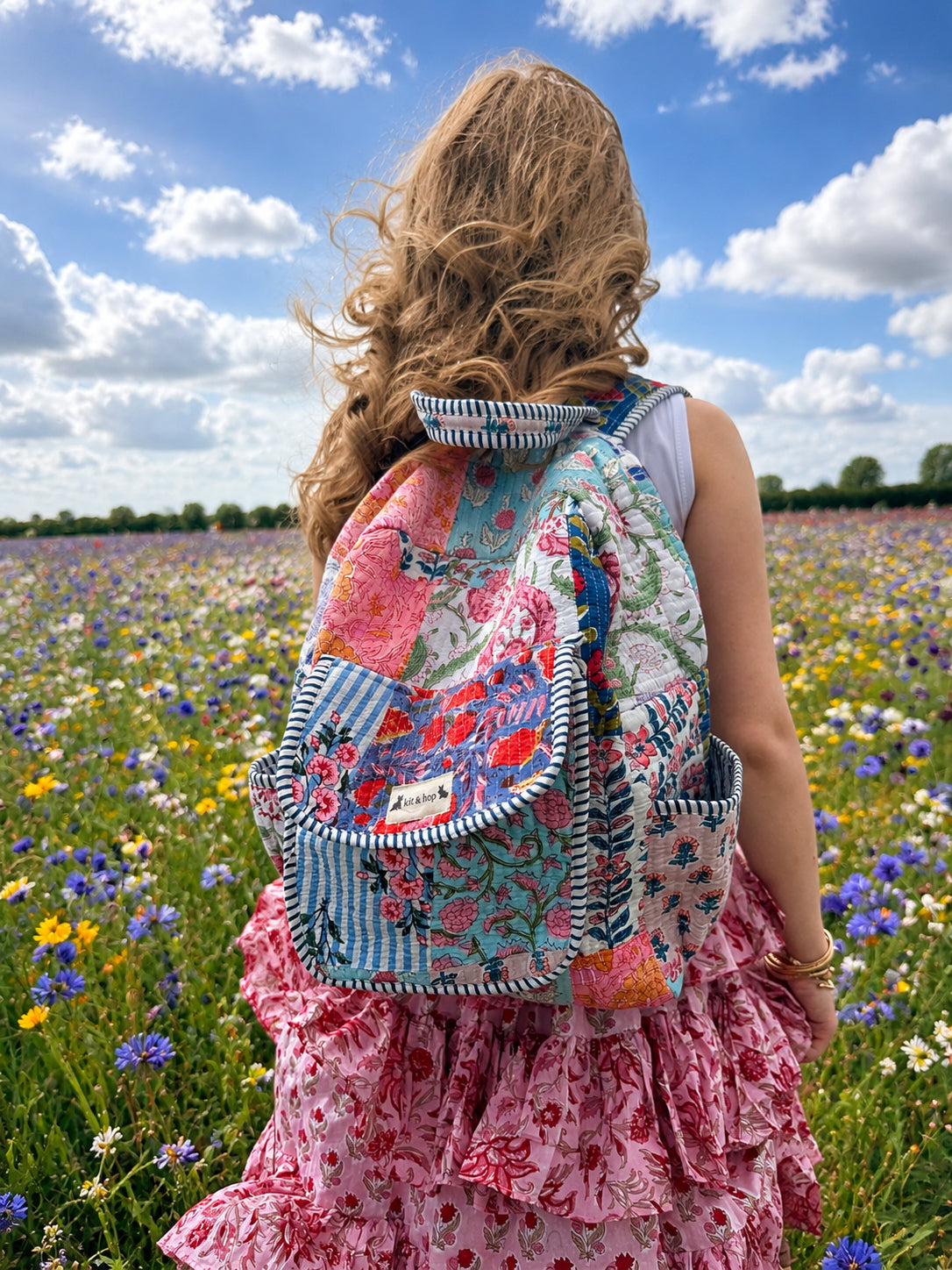 Cotton Backpack - Sienna - Meadow Mist