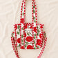 Handmade Cotton Mini Tote Bag - Lila