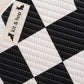 Handmade Cross Body Bag - Elara - Noir Check