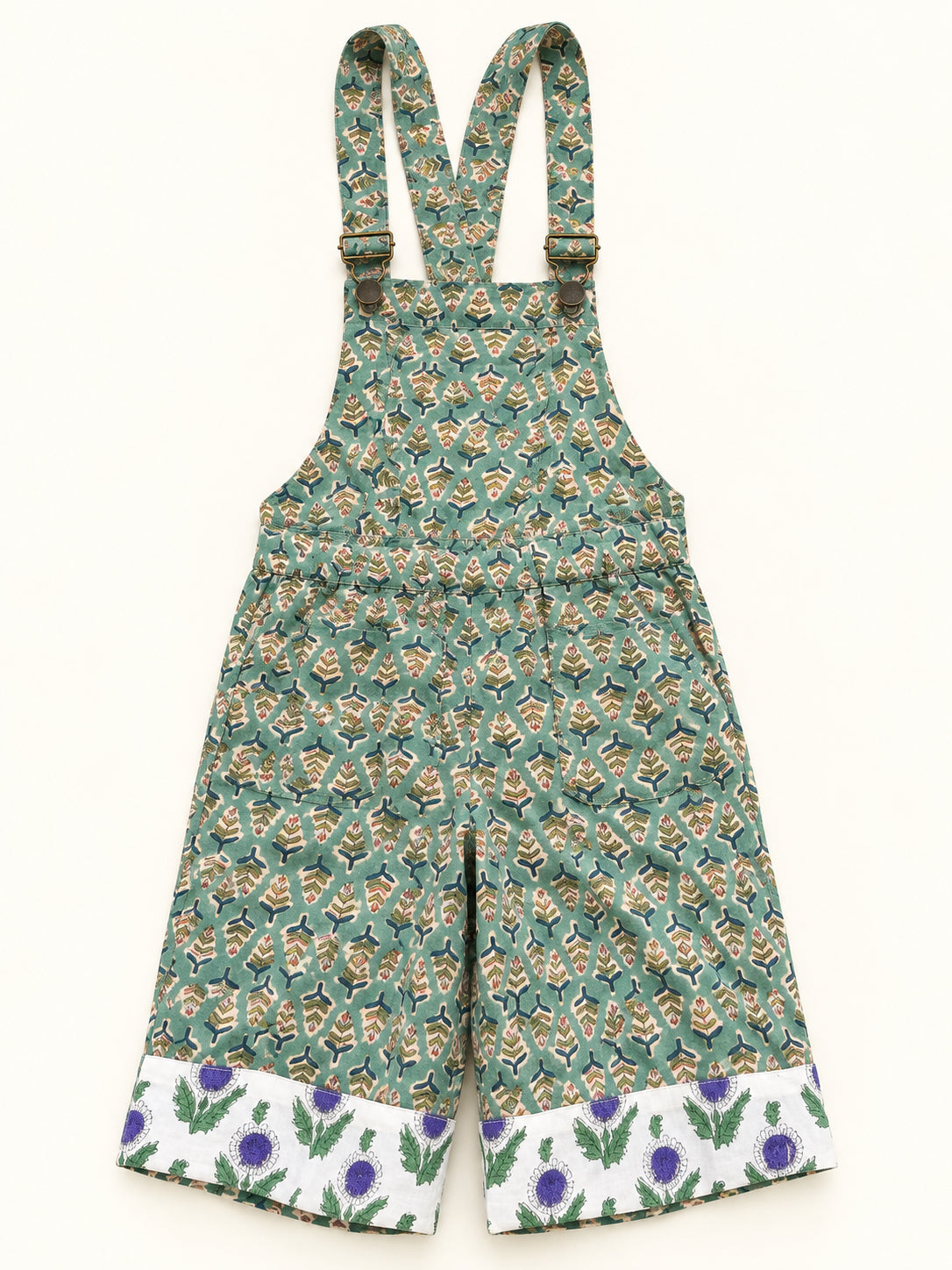 Kids Cotton Dungarees | Meadow Thistle