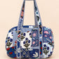 Handmade Duffle Bag - The Indria - Patchwork and Postcards - Skye
