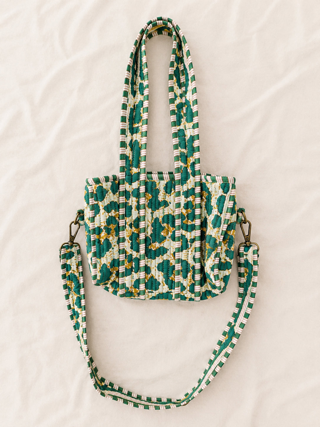 Handmade Cotton Mini Tote Bag - Lila