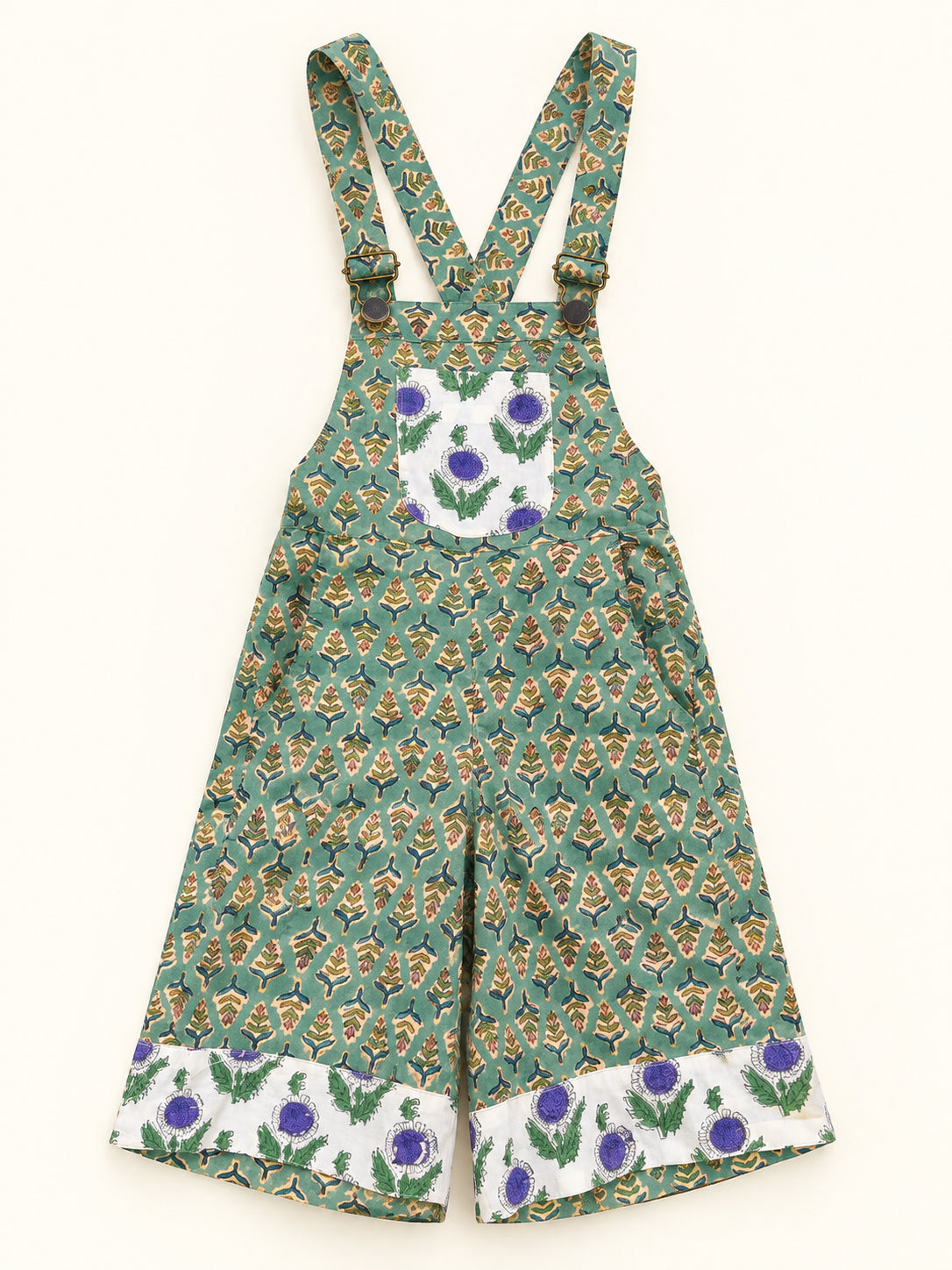 Kids Cotton Dungarees | Meadow Thistle