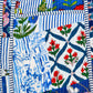 Handmade Duffle Bag - The Indria - Patchwork and Postcards - Skye