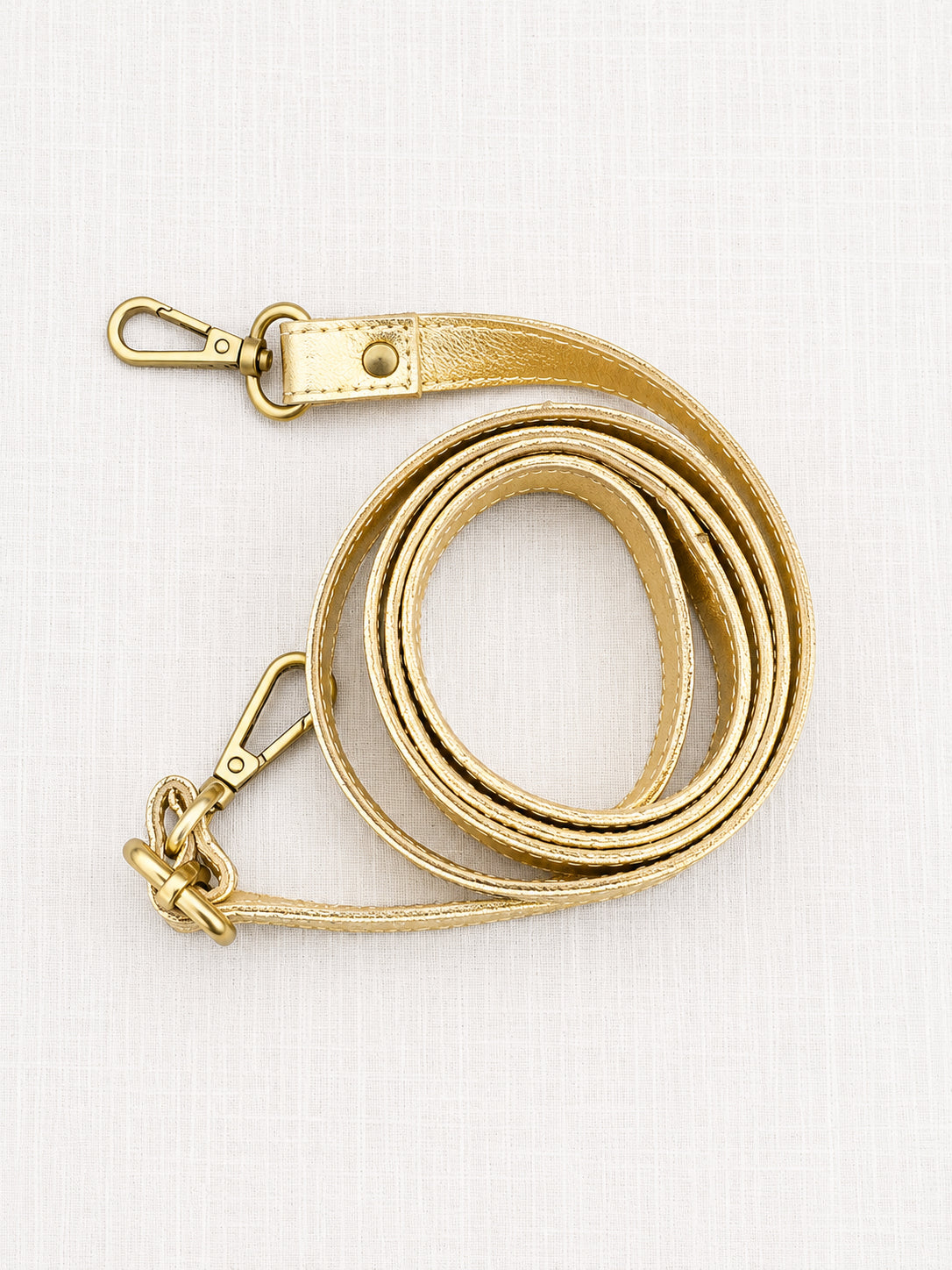 Handmade Leather Crossbody Bag - Romy - Gold