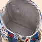 Handmade Duffle Bag - The Indria - Patchwork and Postcards - Skye