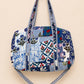 Handmade Duffle Bag - The Indria - Patchwork and Postcards - Skye