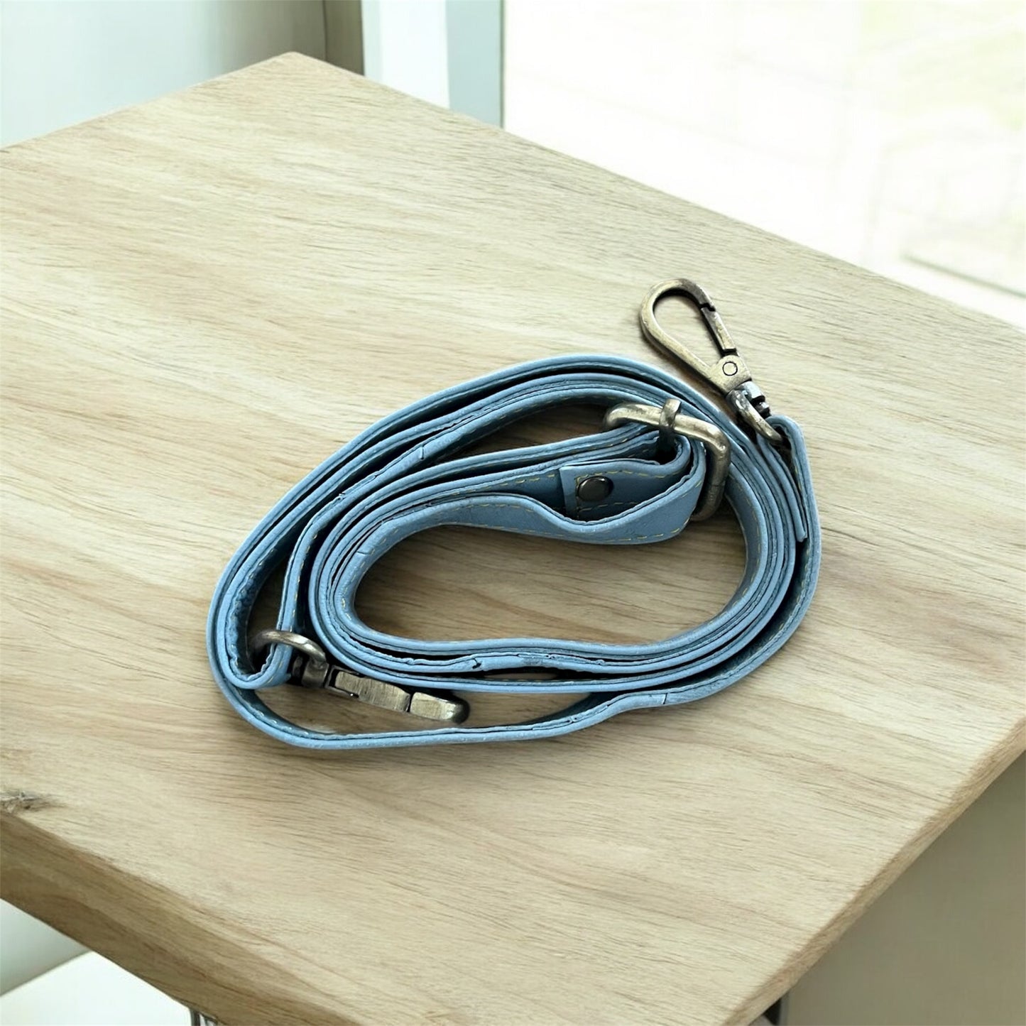 Cross body bag leather - Tula -Atlas Blue