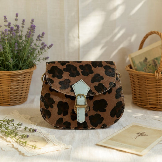 Cross body bag leather - Tula - Sienna Sky