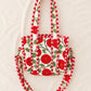 Handmade Cotton Mini Tote Bag - Lila
