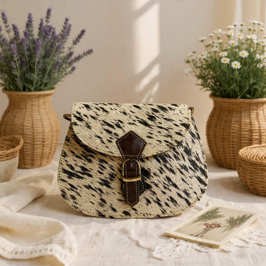 Cross body bag leather - Tula - Cinder