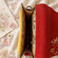 Handmade Leather Crossbody Bag - Romy - Painted Garden - Citrine on a soft background with dried flowers.