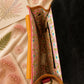 Handmade Leather Crossbody Bag featuring a vibrant painted design with pink, yellow, and animal print accents.
