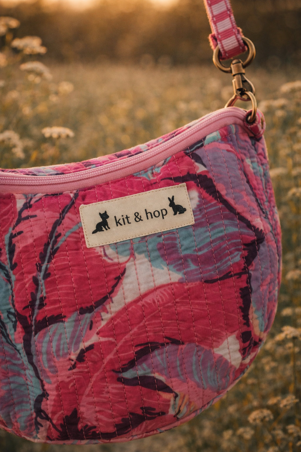 Handmade Cross Body Bag - Elara - Wildflower Path - Paloma