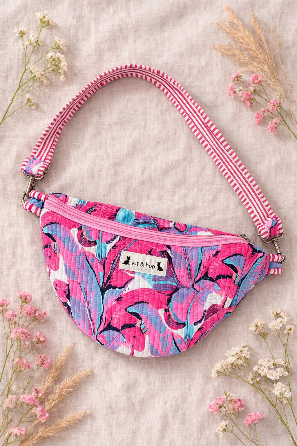 Handmade Cross Body Bag - Elara - Wildflower Path - Paloma