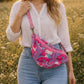 Handmade Cross Body Bag - Elara - Wildflower Path - Paloma