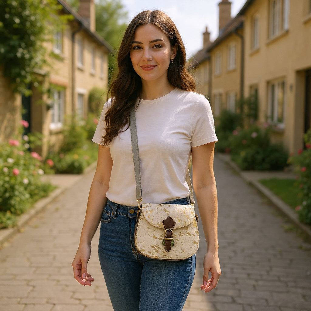 Cross body bag leather - Tula - Aurelian