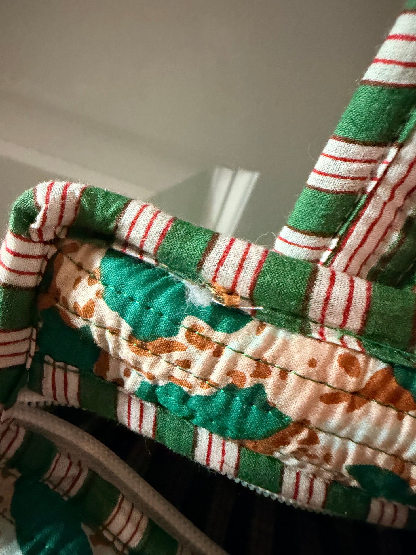 Handmade Cotton Mini Tote Bag - Lila