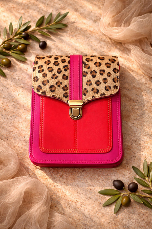 Handmade Cross Body Bag - Alba - Permanence - Bella Rosa