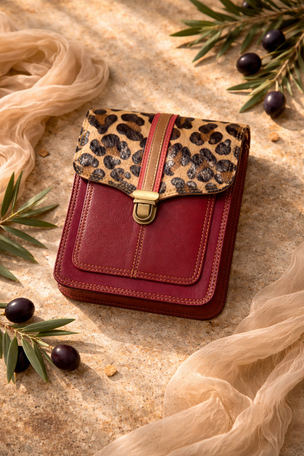 Handmade Leather Crossbody Bag