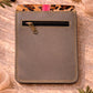 Handmade Leather Crossbody Bag with leopard print flap and pink body, stylish and practical for everyday use.
