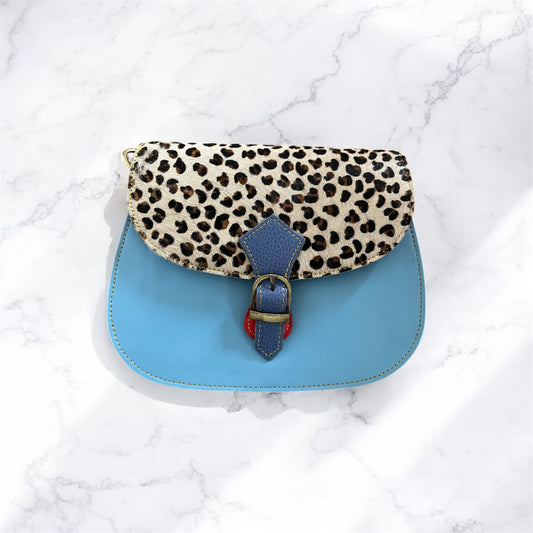 Handmade Leather Crossbody bag - Mira - Lune