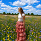 Daisy Skirt - Meadow + Market - Coral Bloom
