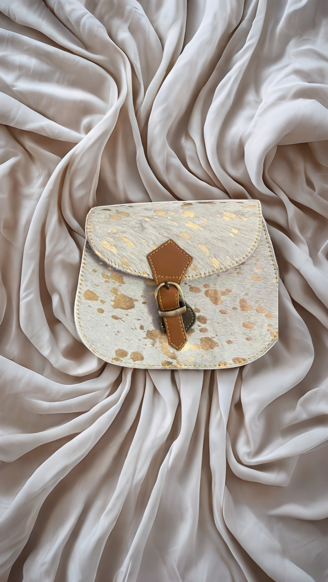 Mini handmade leather cross body bag in tan – Kit & Hop