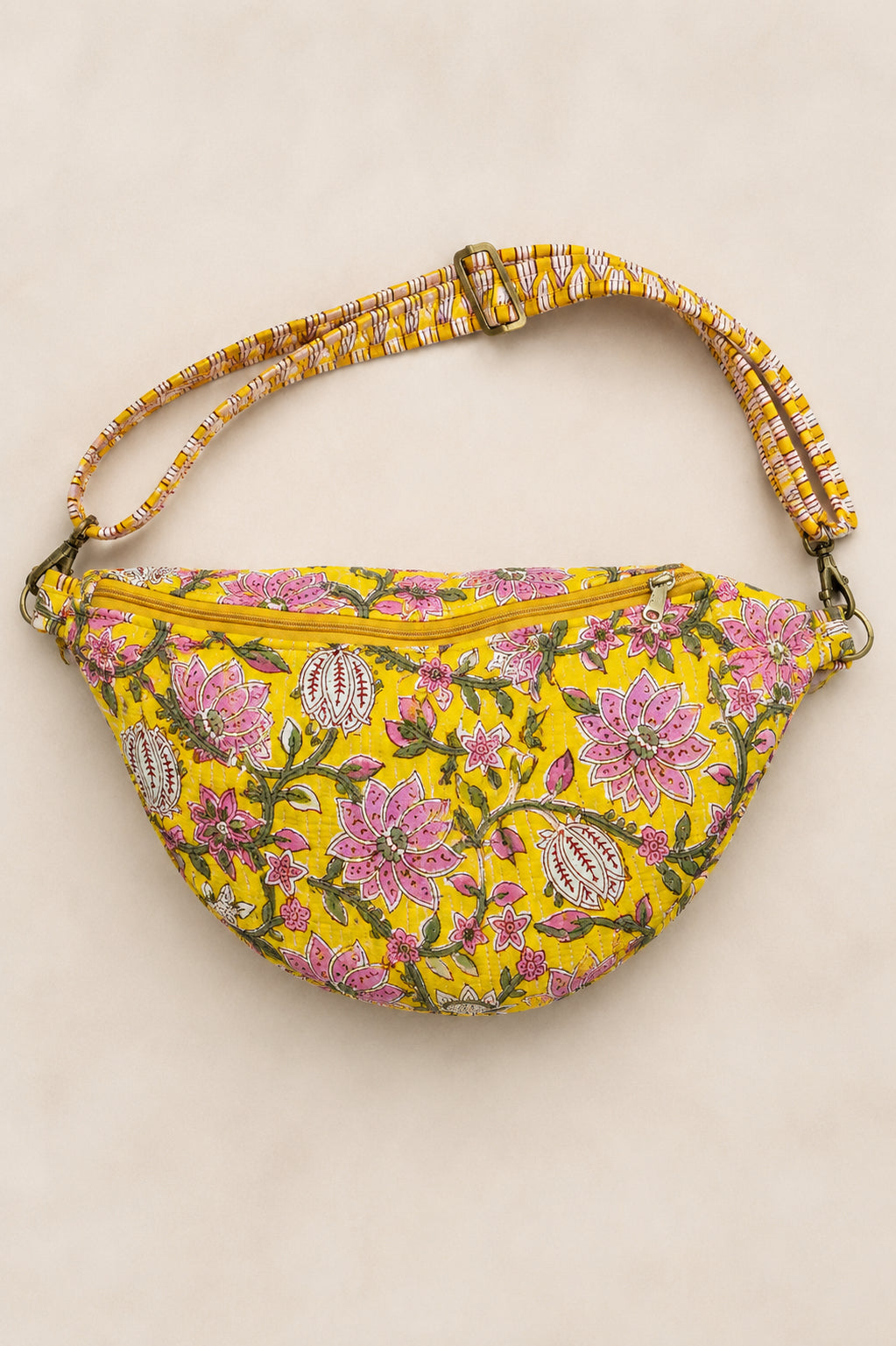 Handmade Cross Body Bag - Elara - Meadow + Market - Buttercup