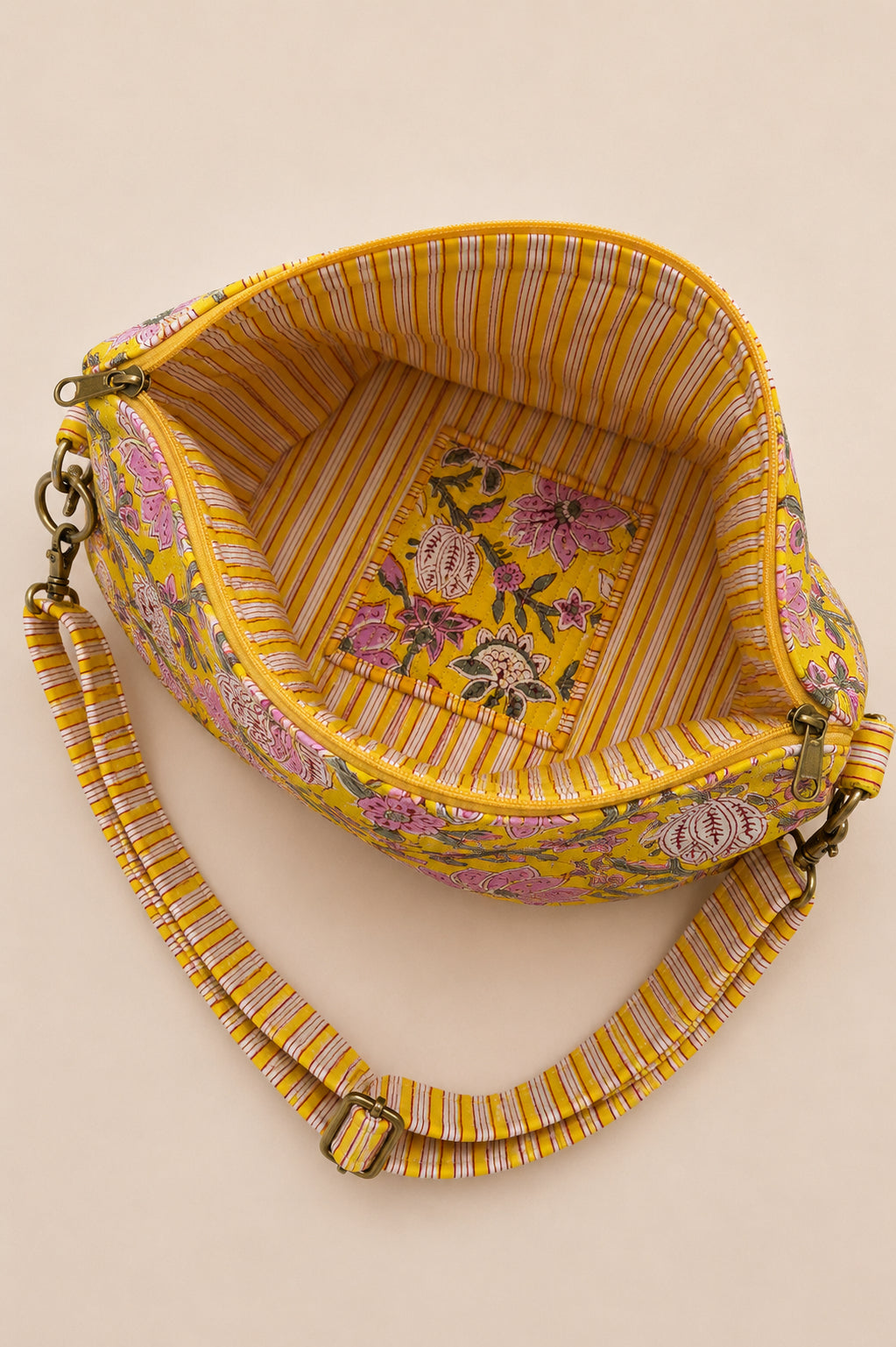 Handmade Cross Body Bag - Elara - Meadow + Market - Buttercup