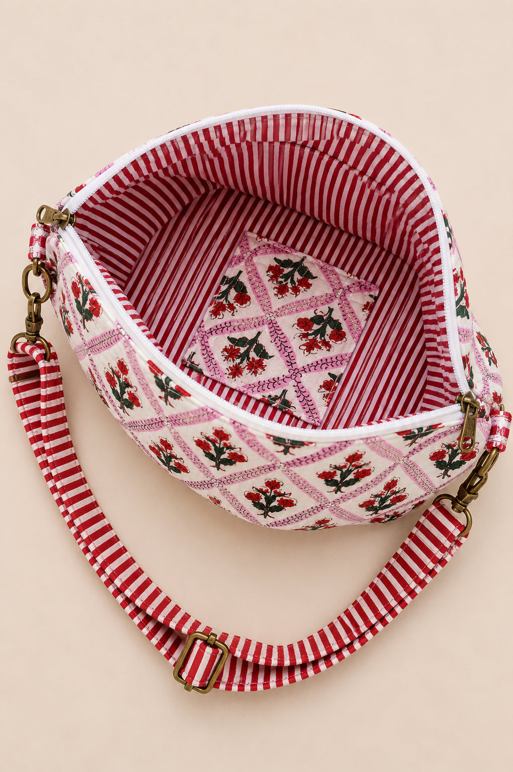 Handmade Cross Body Bag - Elara - Meadow + Market - Wild Rose