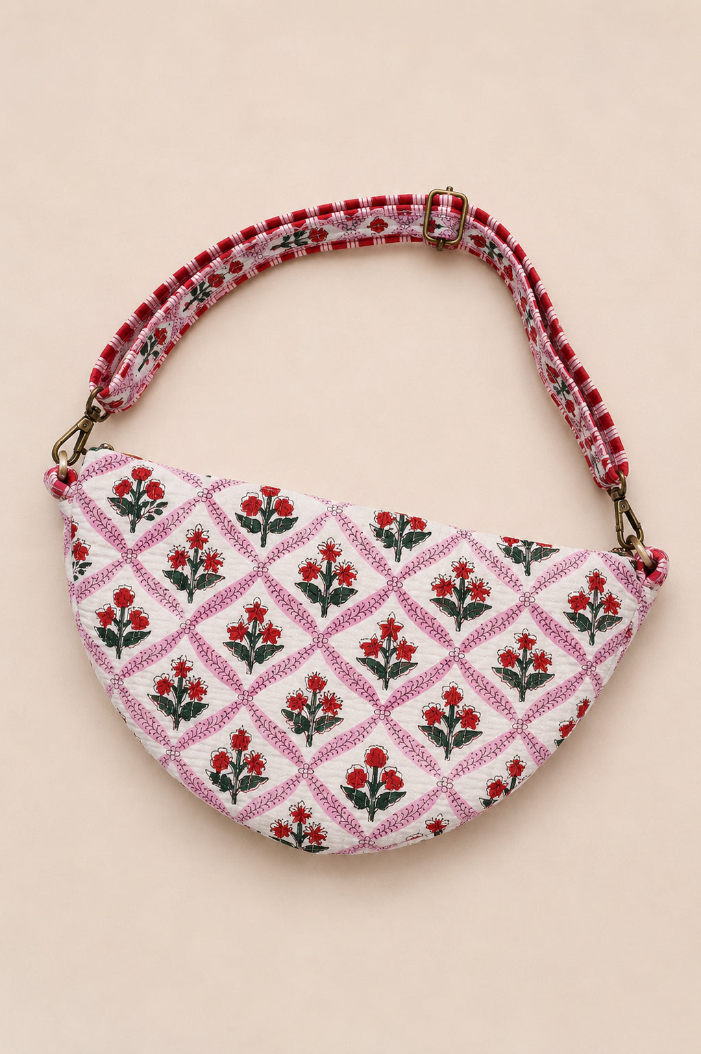Handmade Cross Body Bag - Elara - Meadow + Market - Wild Rose