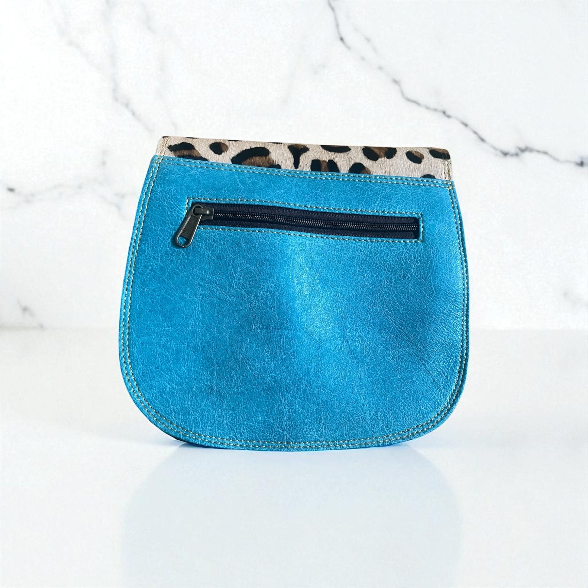 handmade leather crossbody bag in pink