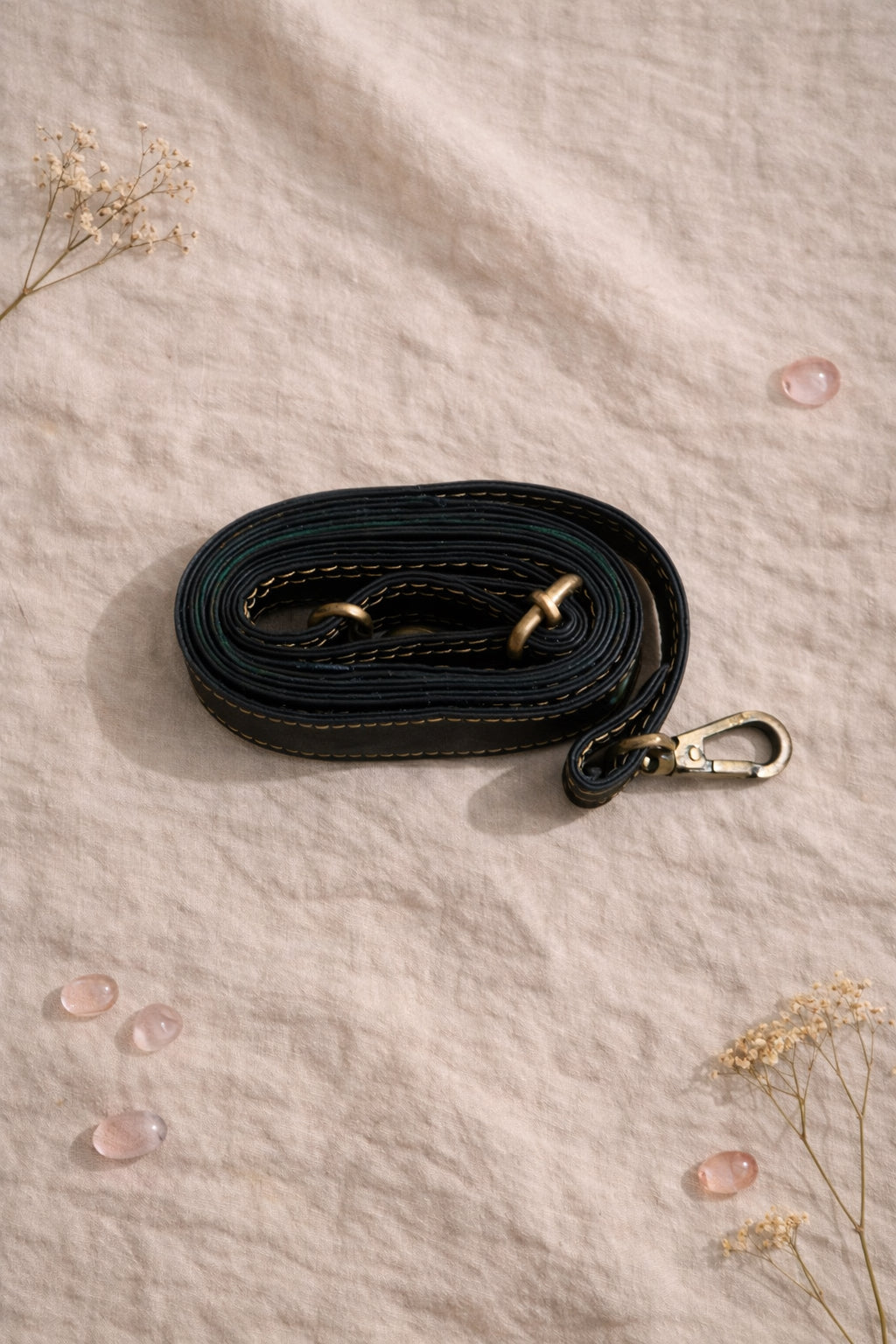 Handmade Leather Crossbody Bag - Romy - Walled Garden - Primrose & Fern, featuring vibrant colors and unique design.