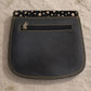 Handmade Leather Crossbody Bag - Romy featuring a multicolor design with polka dots and a stylish buckle.