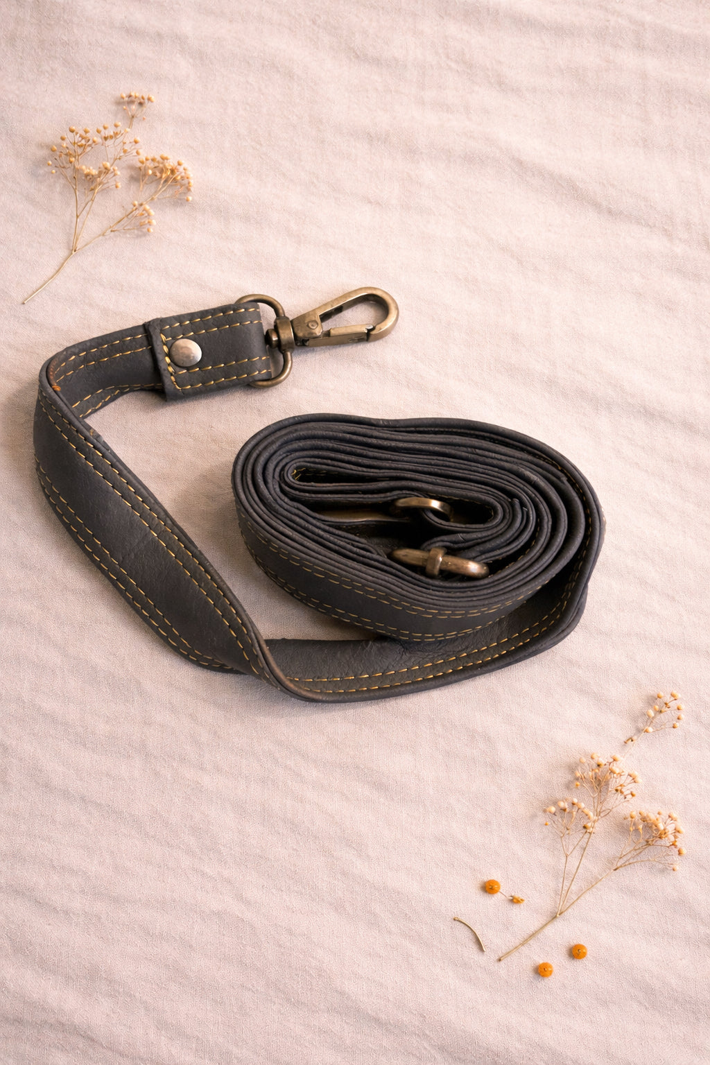 Handmade Leather Crossbody Bag in vibrant colors with multi-tone leather panels.