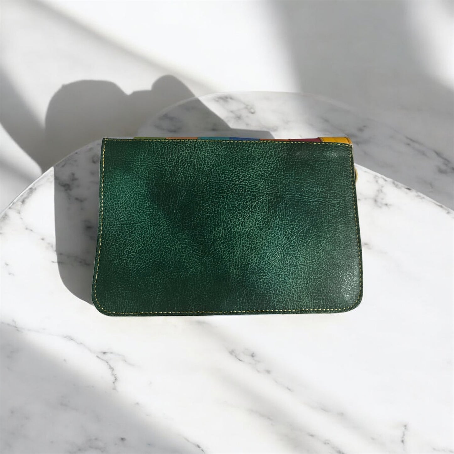 Handmade Leather Crossbody bag - Lola- Sunset Spectrum