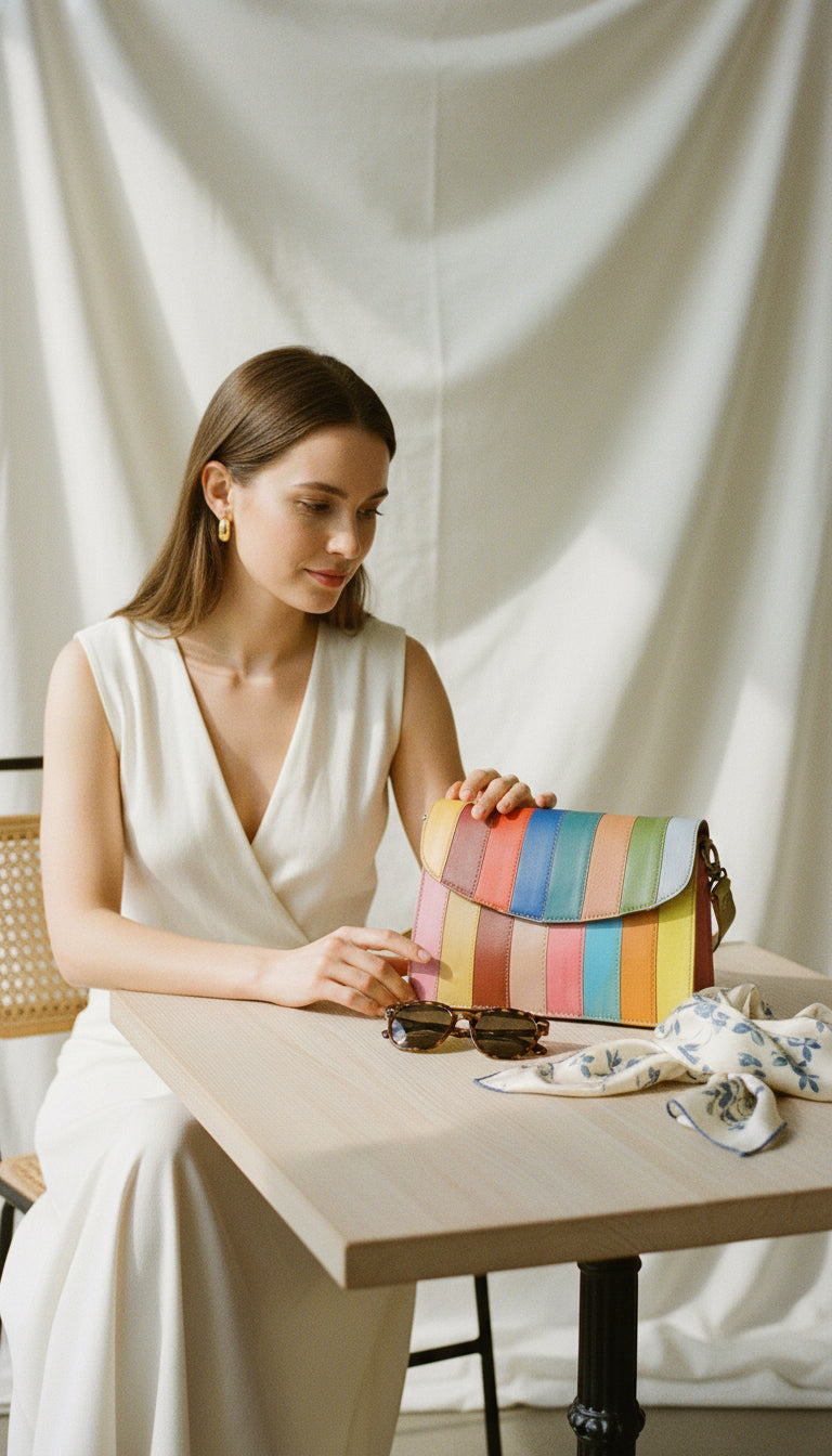 Handmade Leather Crossbody bag