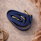 Handmade Leather Crossbody Bag - Romy in High Plains Blue, beautifully crafted from recycled leather with practical design.