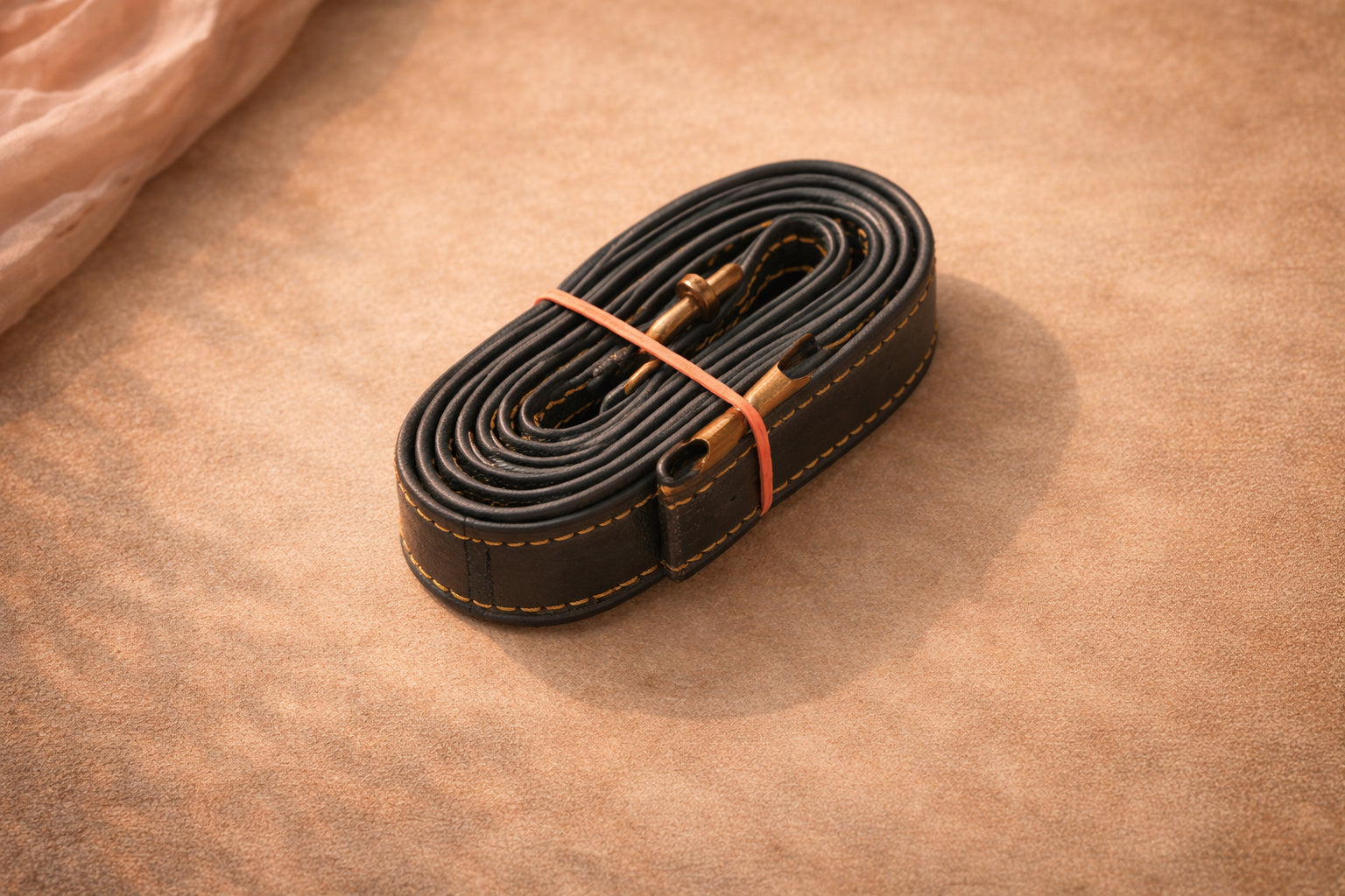 Handmade Leather Crossbody Bag - Romy in High Plains Blue, beautifully crafted from recycled leather with practical design.