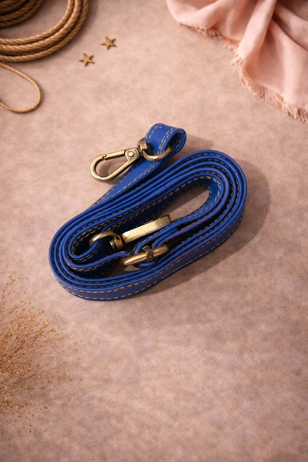 Handmade Leather Crossbody Bag - Romy - High Plains Desert Peach