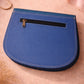 Handmade Leather Crossbody Bag - Romy - High Plains Painted Sky on a stylish background with a strap.