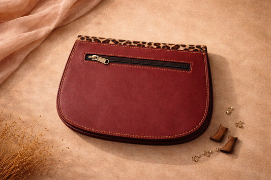 Handmade Leather Crossbody Bag - Romy - High Plains Wild Range