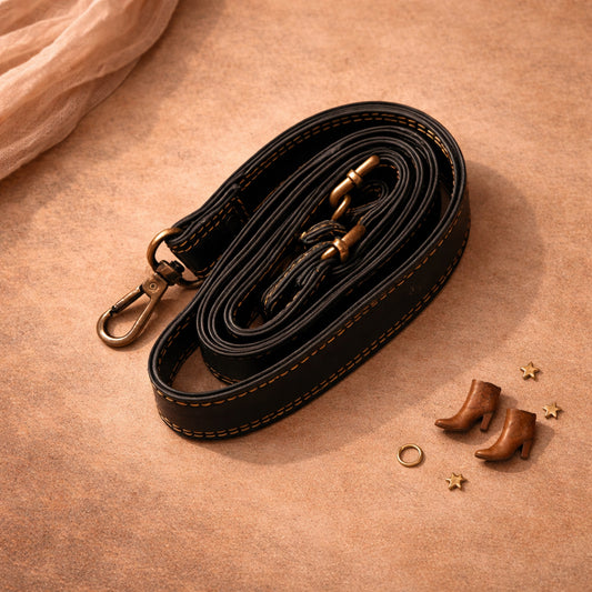 Handmade Leather Crossbody Bag - Romy - High Plains Midnight Range