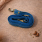 Handmade Leather Crossbody Bag - Romy in High Plains Blue, beautifully crafted from recycled leather with practical design.