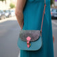 Handmade Leather Crossbody bag - Mira- Seabloom