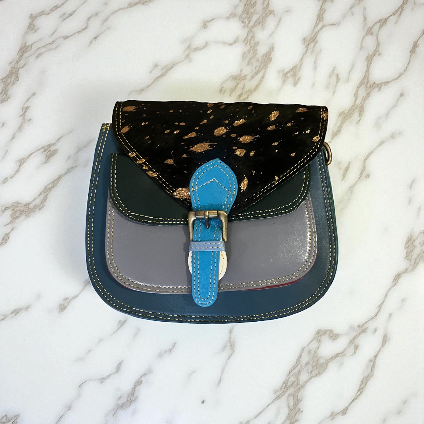 Handmade Leather Crossbody Bag